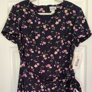 Floral Navy Dress